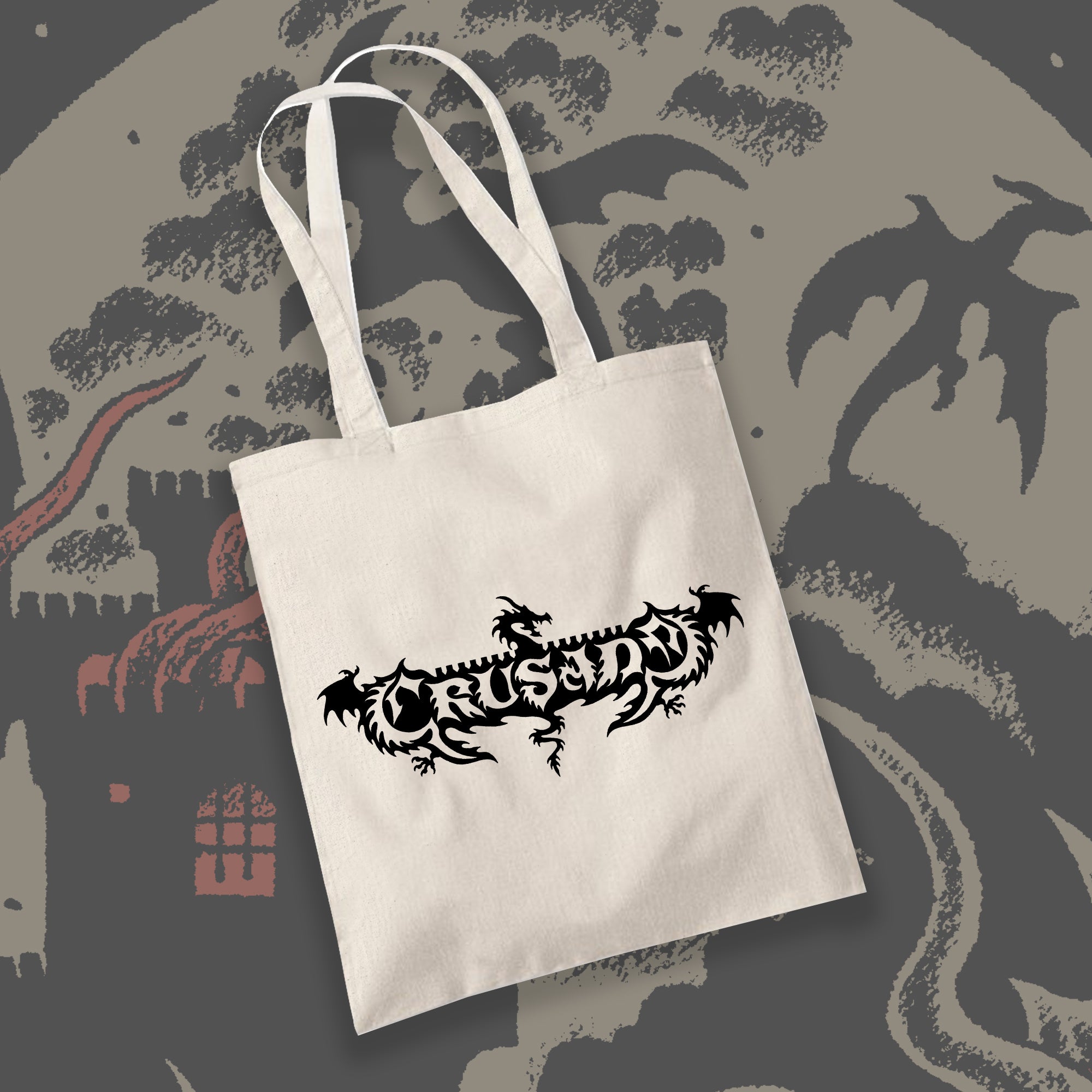 Dragon Logo Tote Bag – Crusade Supply Co.