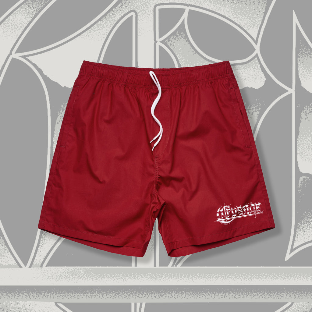 Crusade Sword Logo Beach Shorts