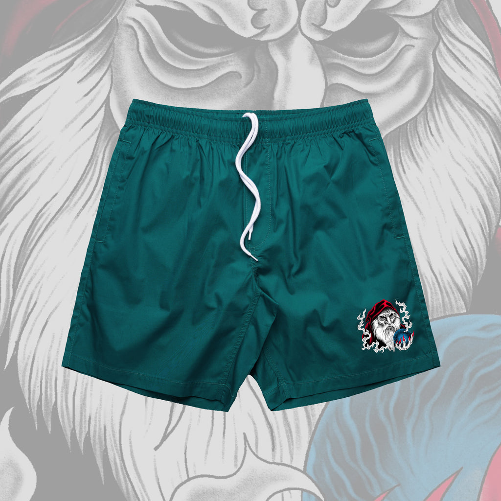 Doom Wizard Beach Shorts