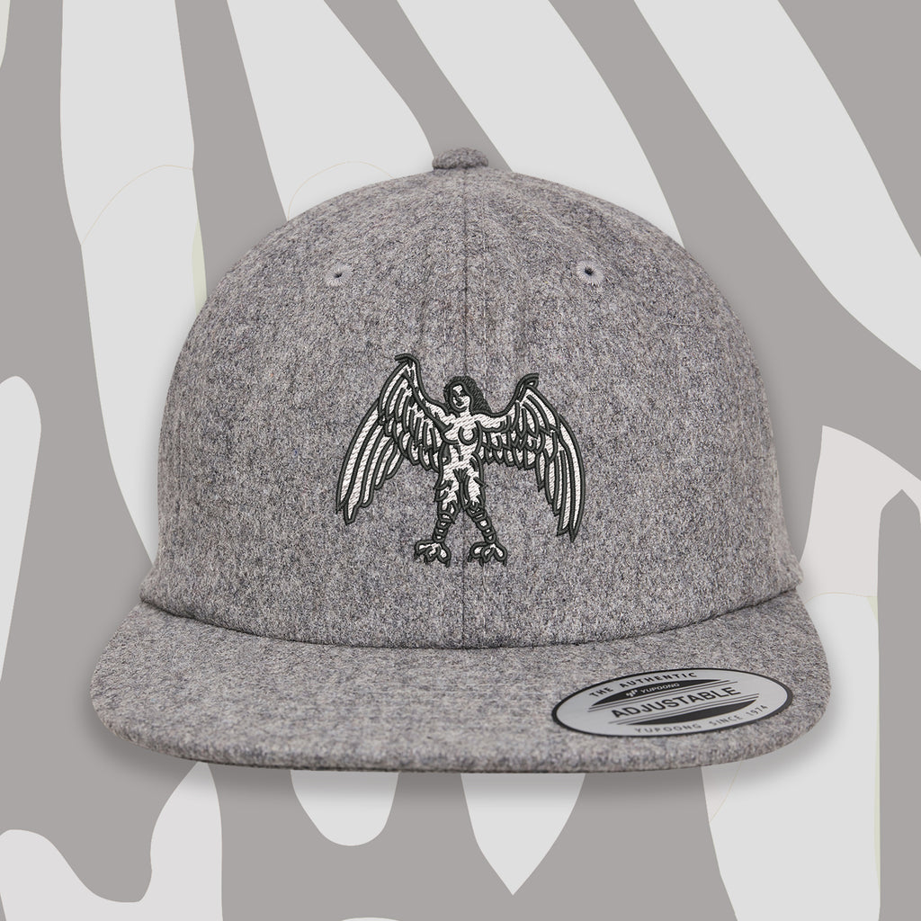 Harpie Grey Wool Cap