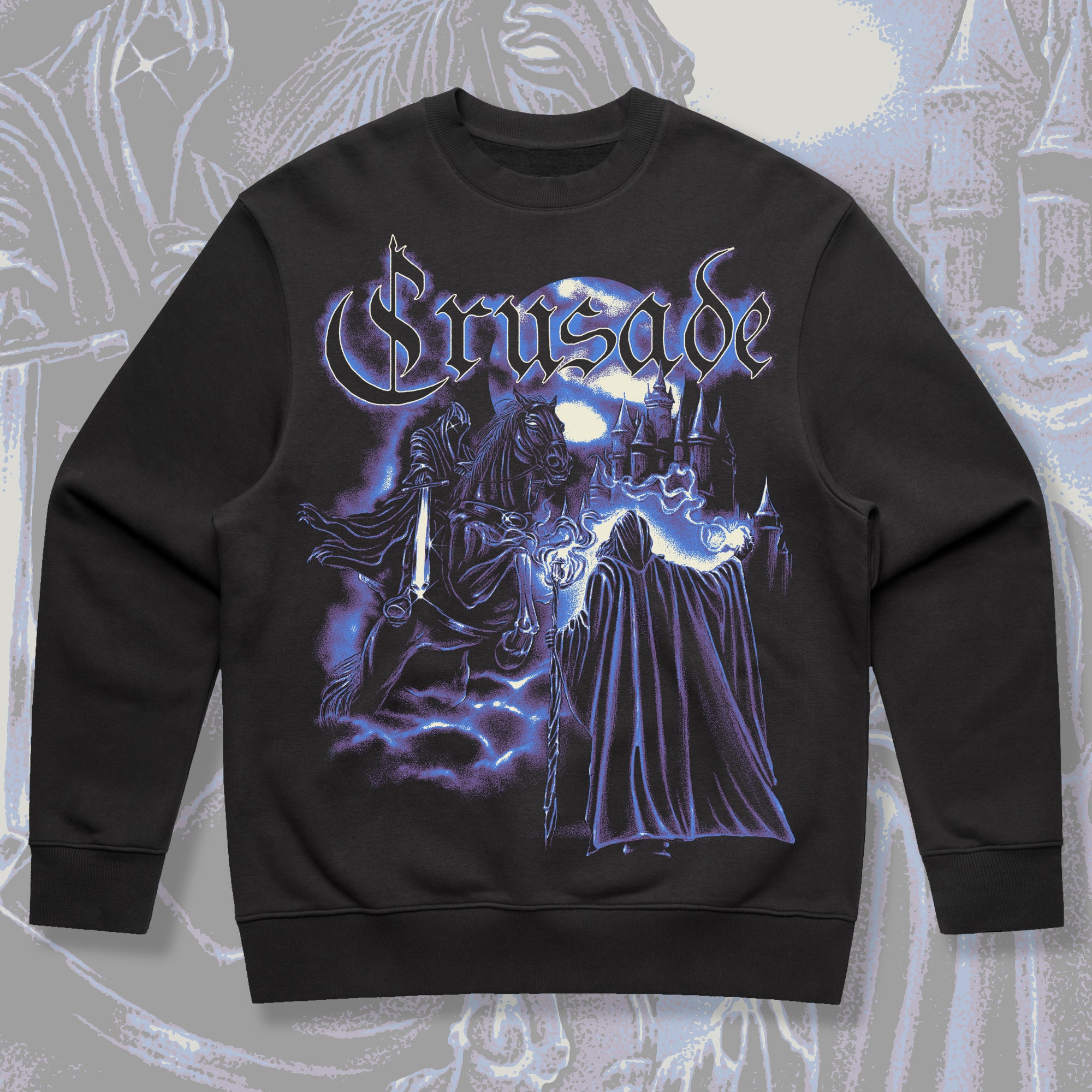 トップス FUTURE ARCHIVE FADE SWEAT CREW BLACK M Undercover C/S Crewneck in Black | SVD USA