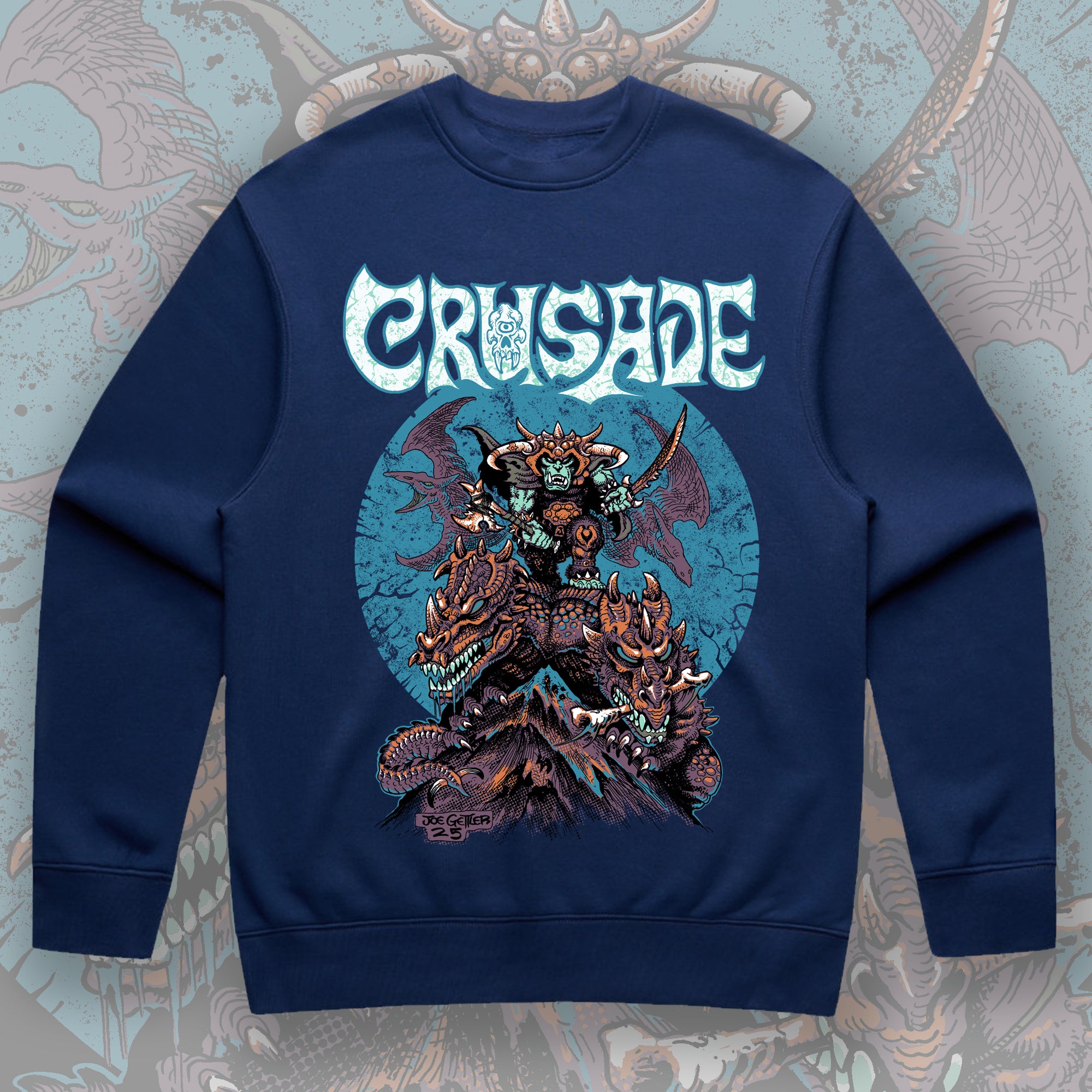 Primitive Rider Relax Cobalt Crewneck – Crusade Supply Co.