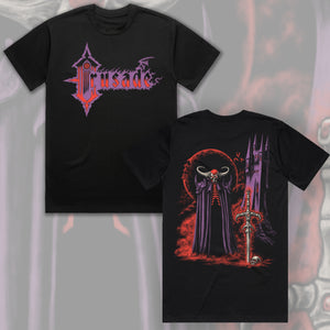 Crimson Veil Black T-shirt