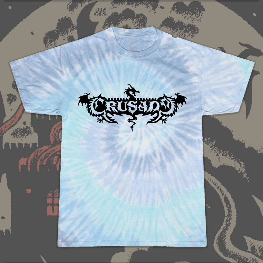Batik-T-Shirt mit Drachenlogo